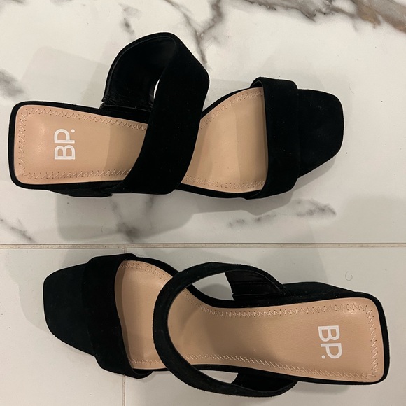 BP. Karly Platform Slide Sandals - Picture 1 of 4